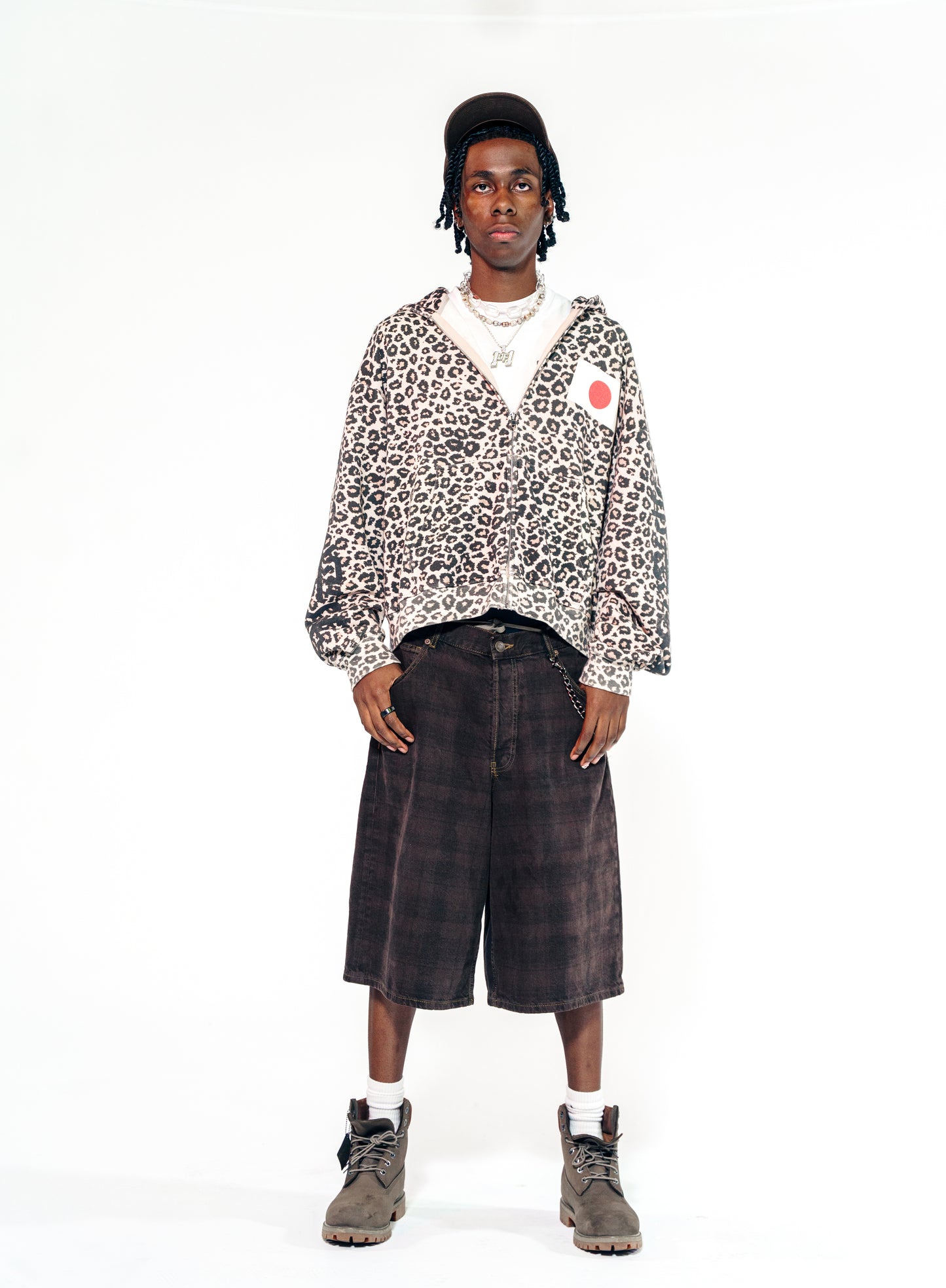 Japan Leopard Print Zip