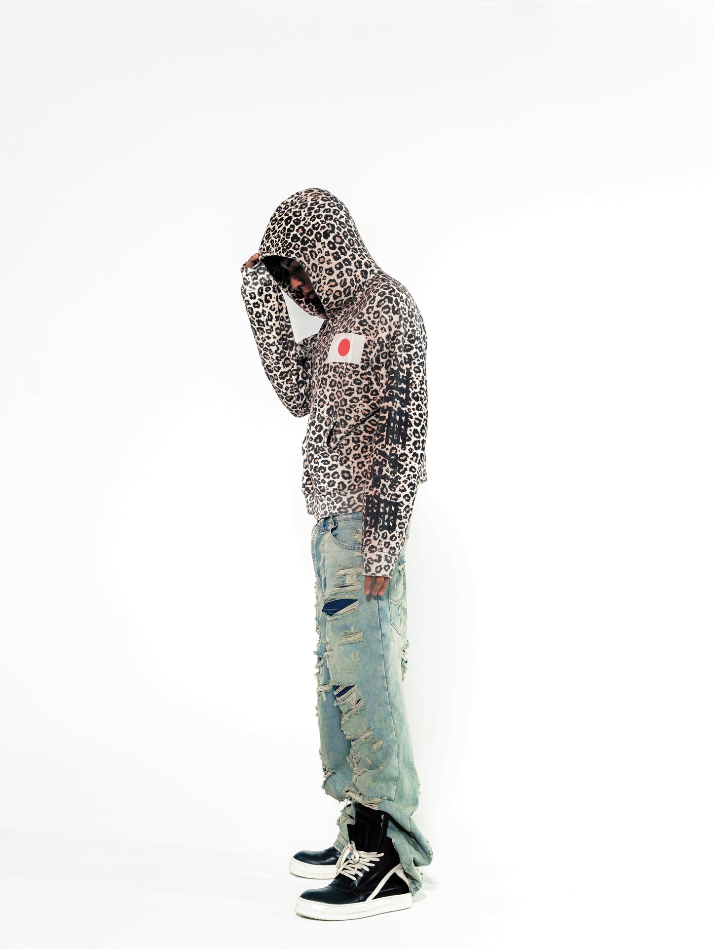 Japan Leopard Print Zip