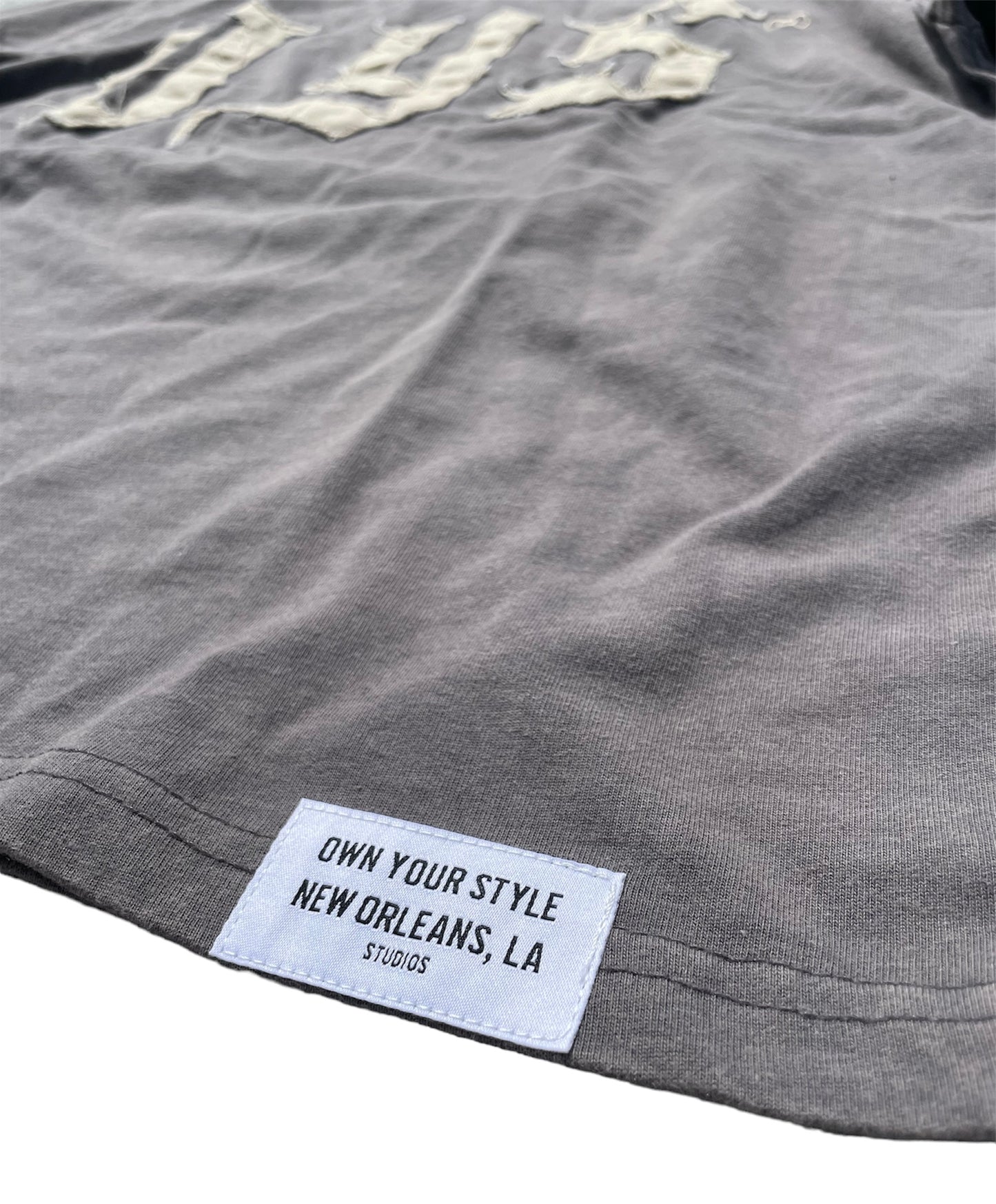 FABRIC TEE GREY