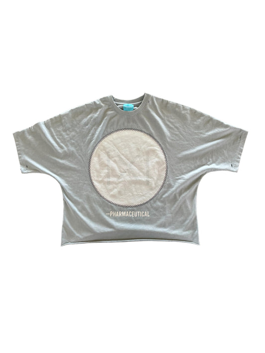 X PILL DROP SHOULDER TEE [BABY BLUE]