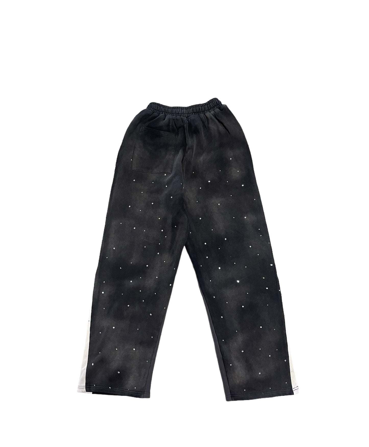 EVIL STAR RHINESTONE PANTS (NOIR)