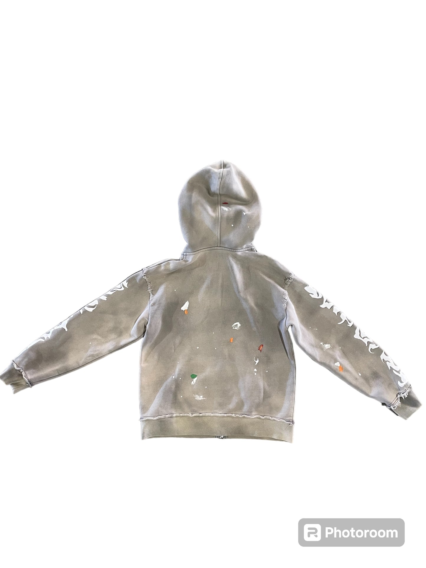 EVIL STAR PATCHWORK HOODIE (GRIS)