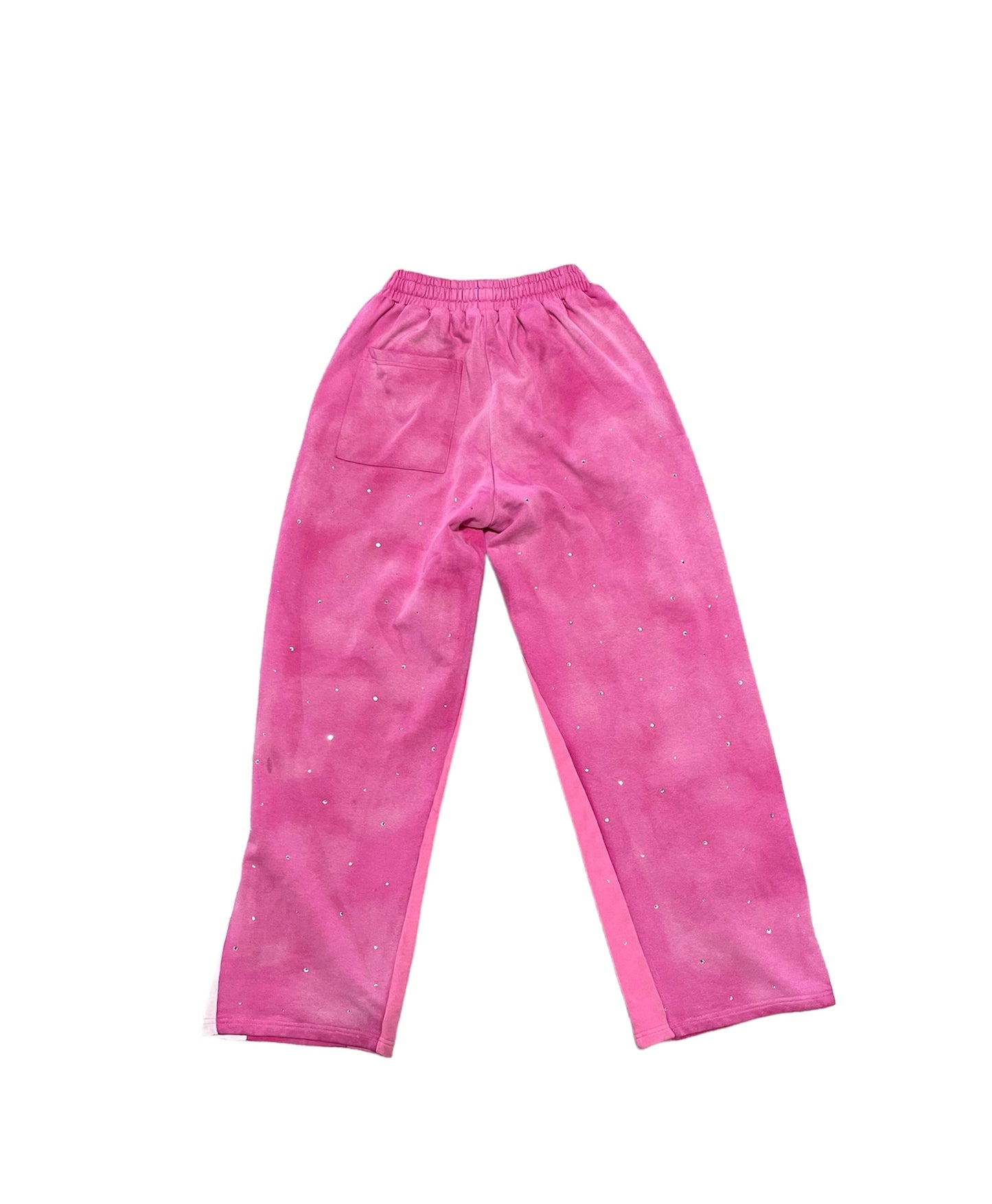 EVIL STAR RHINESTONE PANTS (ROSE)